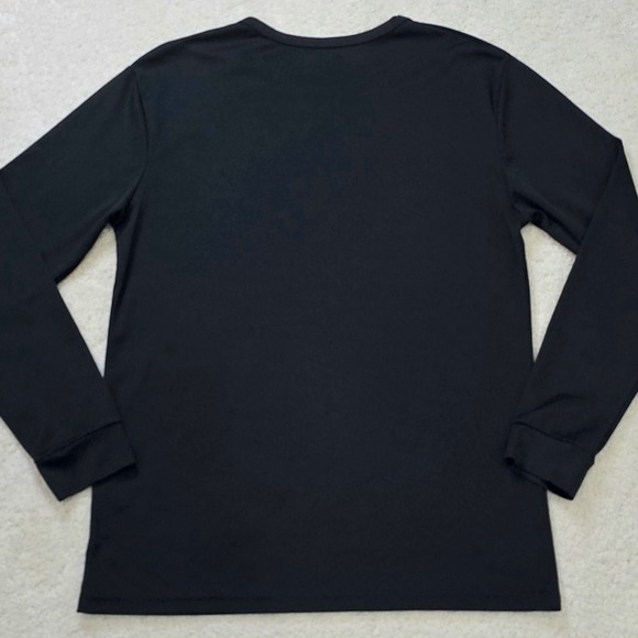 Marker Performance Men's Size Medium Long Sleeve Athletic Shirt Black - Picture 5 of 5